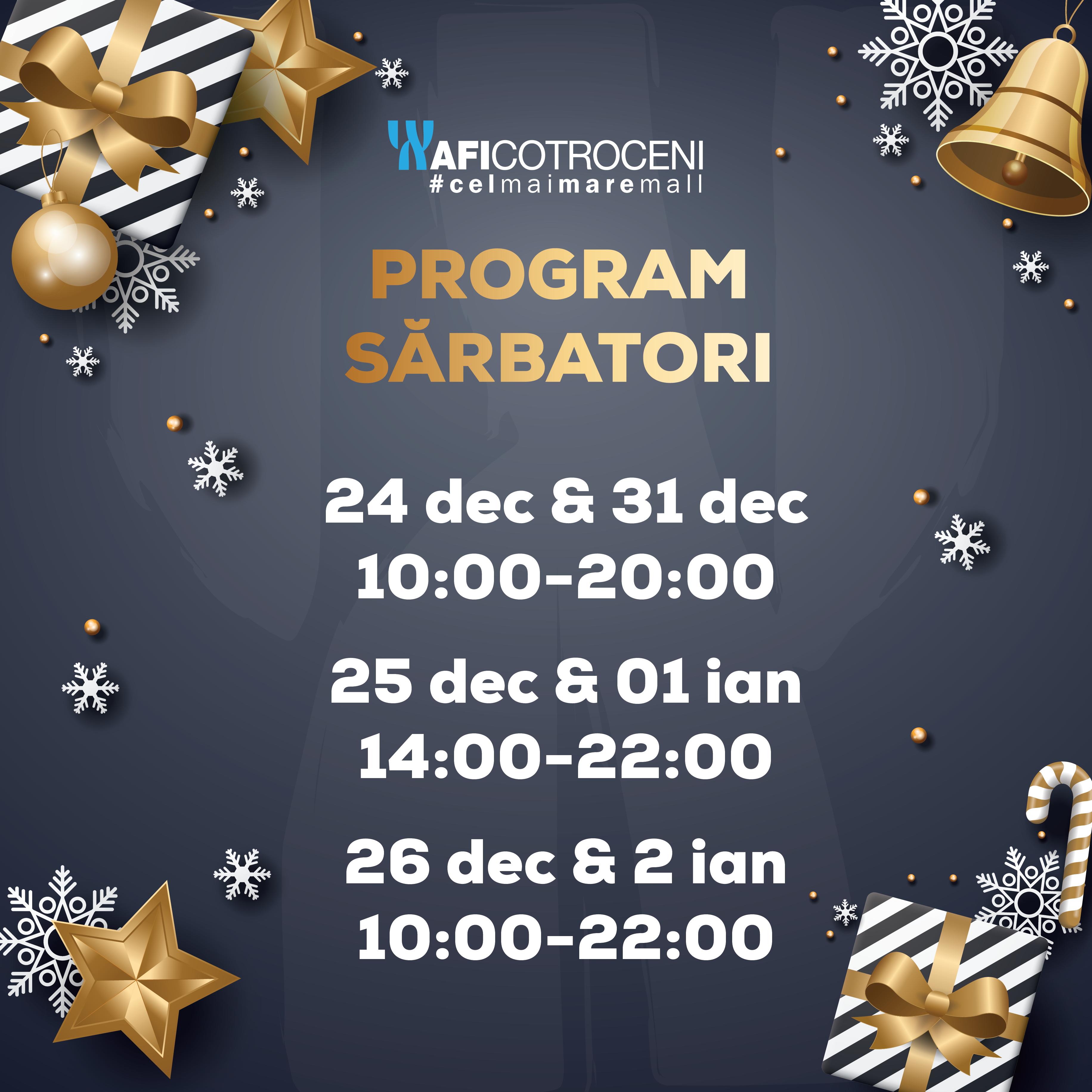 Program sarbatori