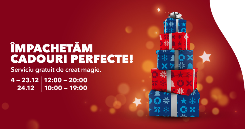 STAȚIA DE ÎMPACHETAT CADOURI PERFECTE!