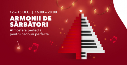 Atmosferă de sărbătoare la AFI Cotroceni: Shopping în acorduri de pian