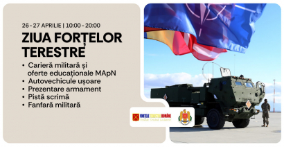 Vino la Ziua Forțelor Terestre: Simte pulsul vieții militare!