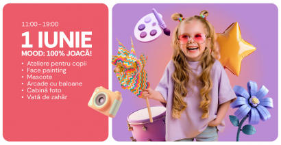 1 IUNIE la AFI Cotroceni — Unde JOACA e pe bune!
