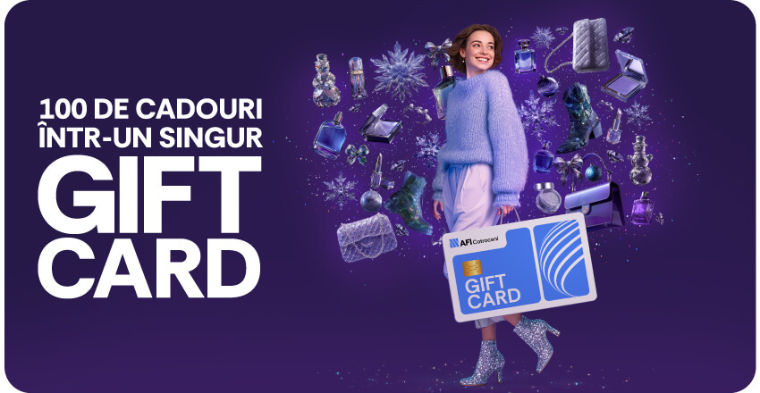 100 de cadouri intr-un singur Gift Card
