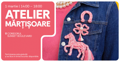 Atelier de Mărțișoare la AFI Cotroceni