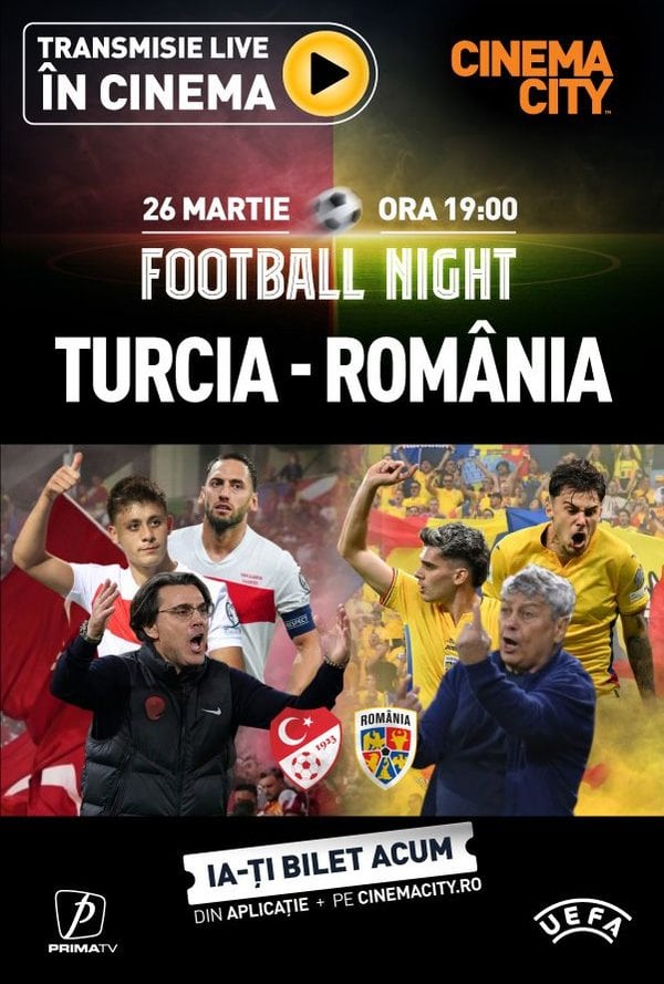 Transmisiune live Turcia vs Romania