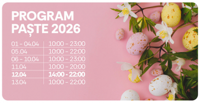 PROGRAM DE PAȘTE – AFI COTROCENI