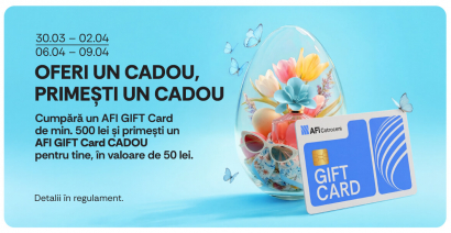 Oferi un AFI Gift Card, primesti un AFI Gift card