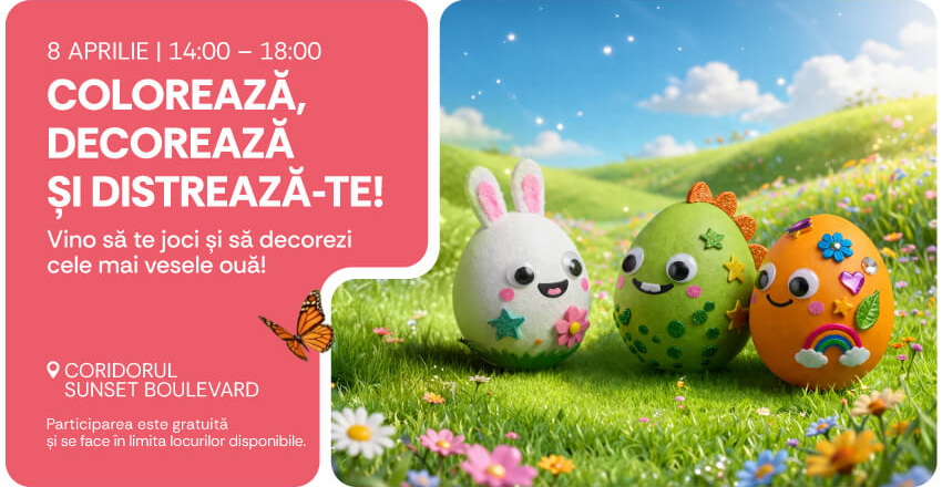 Colorează, decorează și distrează-te!