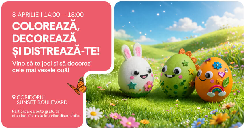 Colorează, decorează și distrează-te!