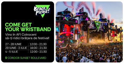 Deja știi, la AFI Cotroceni îți poți ridica biletul pentru festivalul Beach, Please!