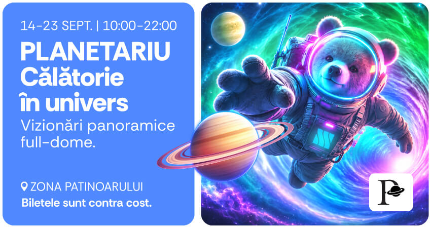 Călătorie în Univers – Planetariu Full-Dome la AFI Cotroceni