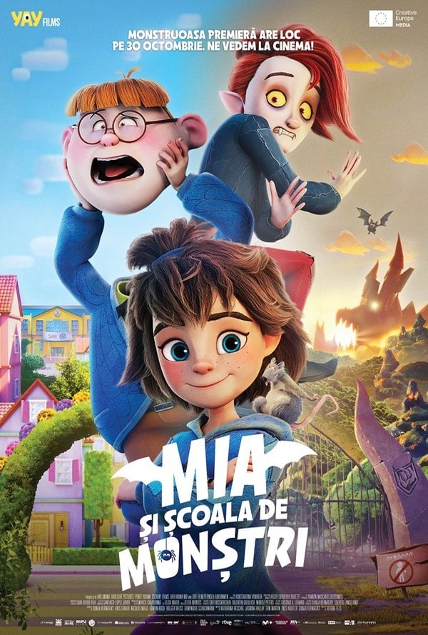 Mia și școala de monștri dub