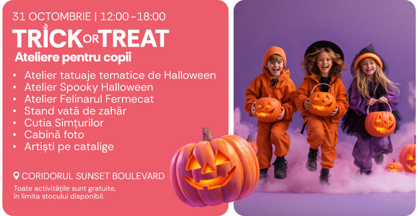 TRICK OR TREAT la AFI Cotroceni