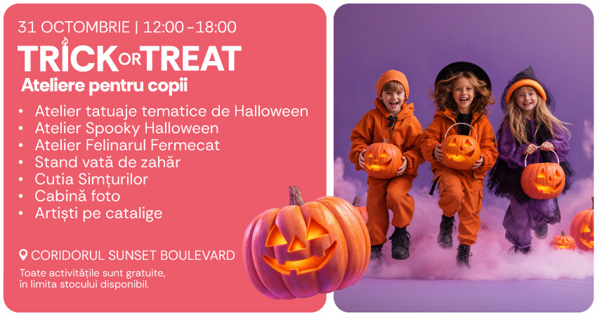TRICK OR TREAT la AFI Cotroceni